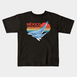 México Sea of Cortez Humpback Whale Kids T-Shirt